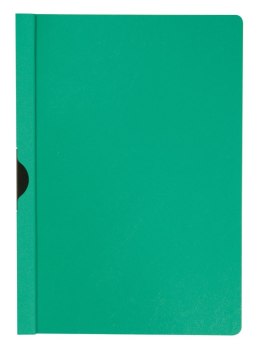 Skoroszyt Q-CONNECT z metalowym klipsem, PP, A4, 200/350mikr., zielony Q-Connect