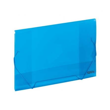 Teczka kopertowa A4 na gumkę ZP041 niebieska 120-1226 GRAND Grand
