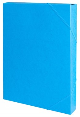 Teczka preszpanowa, przestrzenna 40mm niebieska 21186411-01 Office Products