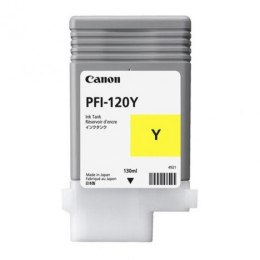 Tusz Canon PFI-120 Y (CF2888C001AA) żółty 130ml do iPF TM-200/205 Canon