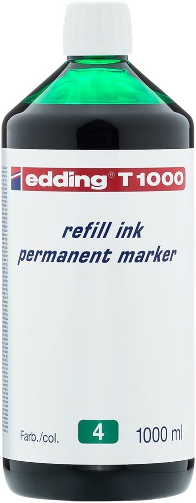 Tusz do markerów permanentnych 1000 ml zielony EDDING T1000/004/ZI Edding