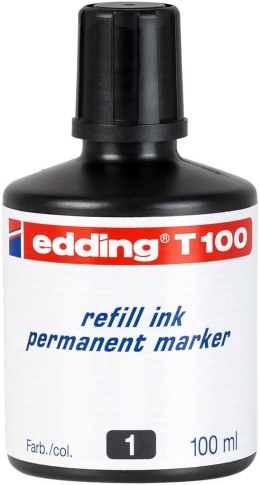 Tusz do markerów pernamentnych 100ml.czarny EDDING T100/001/C (X) Edding