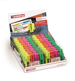 Zakreślacze mini kpl. 4-kol. etui Edding 7/4S Edding