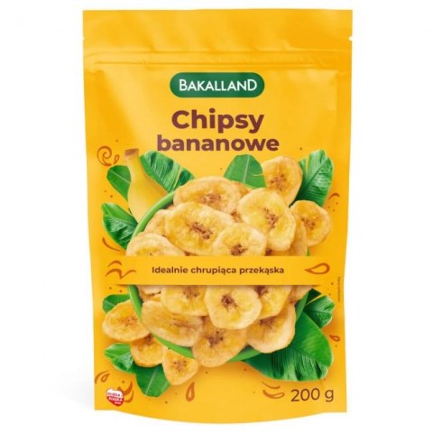 Chipsy bananowe 200g BAKALLAND Bakalland