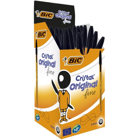 Długopis BIC Cristal Original Fine czarny, 872731 Bic