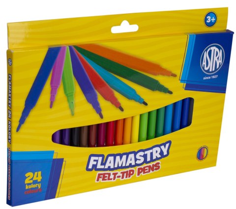 Flamastry Astra CX - 24 kolory, 314107003 Astra