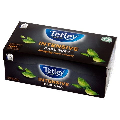 Herbata TETLEY INTENSIVE EARL GREY czarna 50 saszetek z zawieszką Tetley