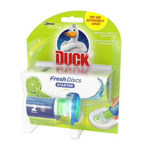 Kostka do WC DUCK FRESH DISCS LIME - żelowe krążki *39130 Wc Duck