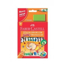 Kredki 10 kolorów JUMBO, FABER CASTELL 111210 Faber-Castell