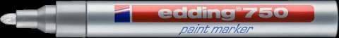 Marker lakierowy 2-4mm 750-54 srebrny końcowka okrągła Edding Marker lakierowy 2-4mm 750-54 srebrny końcowka okrągła Edding