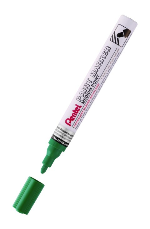 Marker olejowy Pentel średnia okrągła końcówka, MMP10-D zielony Marker olejowy Pentel średnia okrągła końcówka, MMP10-D zielony