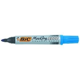 Marker permanentny BIC 2000 Ecolutions niebieski okrągła końcówka, 8209143 Bic