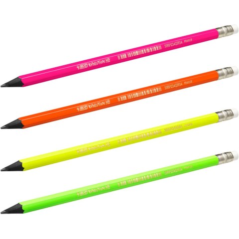 Ołówek z gumką BIC Evolution Fluo 655 HB 942882 Bic