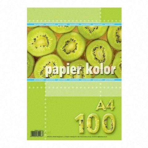 Papier xero A4 niebieski (100 arkuszy) KRESKA Kreska