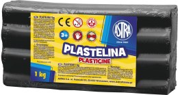 Plastelina Astra 1 kg czarna, 303111024 Astra