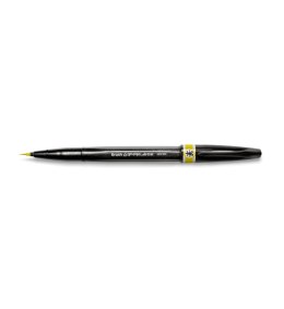 Precyzyjny pędzelek do kaligrafii i liternictwa Brush SignPen Artist ciemnożółty SESF30-Y PENTEL Pentel