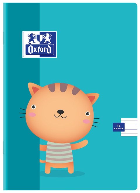 Zeszyt A5 16k, linia podwójna, OXFORD, KIDS 400092585 Oxford