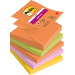 Bloczek samoprzylepny POST-IT Super Sticky (R330-5SS-BOOS), 76x76mm, 5x90 kart., BOOST Post-It 3M