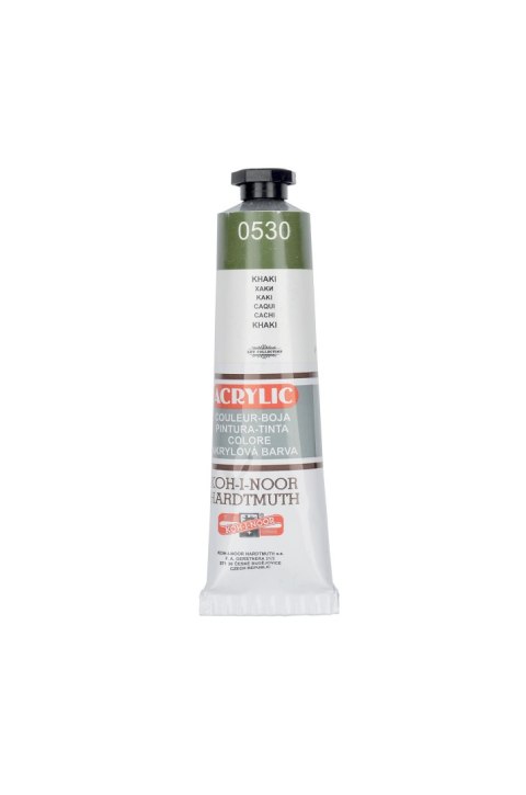 Farba akrylowa 162737 khaki 0530 40ml.KOH Koh-i-noor Farba akrylowa 162737 khaki 0530 40ml.KOH Koh-i-noor