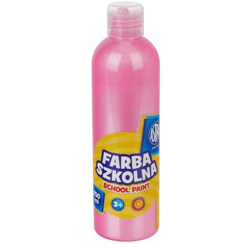 Farba szkolna Astra 250 ml - perłowa różowa, 301217038 Astra Farba szkolna Astra 250 ml - perłowa różowa, 301217038 Astra