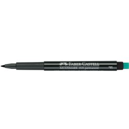 Foliopis z gumką OHP MULTIMARK F 0.6 czarny FABER-CASTELL 151399 Faber-Castell