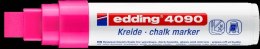 Marker kredowy ścięta końcówka 4 -15 mm różowy fluor. Edding 4090/069/RF Edding