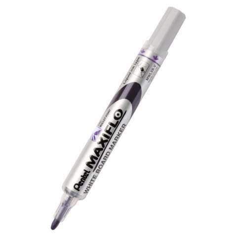 Marker suchościeralny fioletowy MWL5MV PENTEL MAXIFLO (z tłoczkiem) Pentel