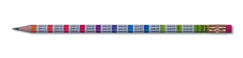 Ołówek graf.z gumką 1231 z tab mnożenia (X) Koh-i-noor Ołówek graf.z gumką 1231 z tab mnożenia (X) Koh-i-noor