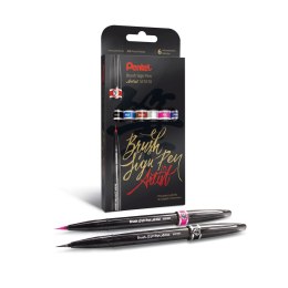 Pisak BRUSH PEN SIGN (4) ARTIST SESF30C-ST4AEYNPL PENTEL Pentel