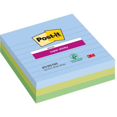 3 bloczki / 70 kartek paleta Oasis 7100259444 POST-IT Post-It 3M