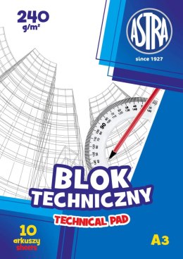 Blok techniczny ASTRAPAP A3 240g, 106119007 Astra