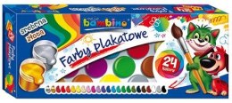 Farby plakatowe 24kol 10ml.STANDARD St.Majewski Bambino