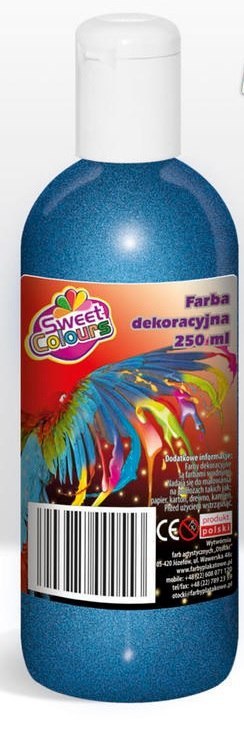 Farby plakatowe metaliczna 250ml.niebieska OTOCKI (X) Otocki