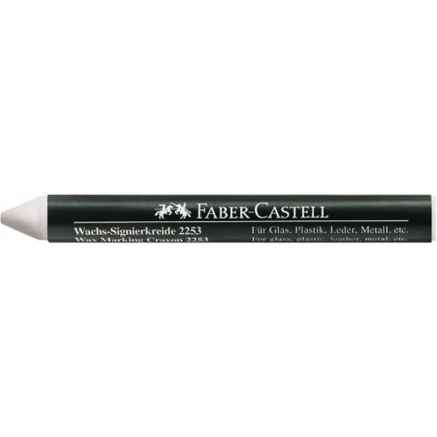 Kredka do znakowania biała 2253-W, FABER CASTELL 122201 Faber-Castell