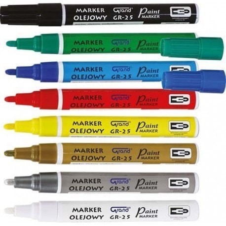 Marker olejowy GRAND GR-25, czarny 160-1963 Grand Marker olejowy GRAND GR-25, czarny 160-1963 Grand