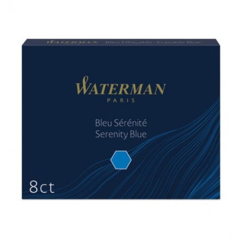 Naboje standard WATERMAN (8szt.) niebieski floryda, S0110860 Waterman