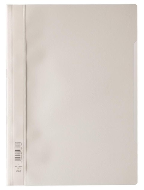 Skoroszyt A4 z przezroczystą okładką z PP biały 257302 DURABLE biały (50) Durable Skoroszyt A4 z przezroczystą okładką z PP biały 257302 DURABLE biały (50) Durable