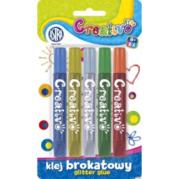 Astra Creativo - Klej brokatowy - 5 sztuk, 332112001 Astra