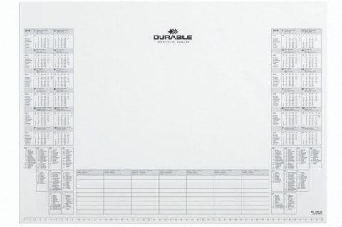 Dodatkowy wkład z kalendarzem (do 7291) 570x410 biały 729202 DURABLE (24-25r) Durable