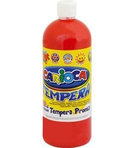 Farba tempera 1000 ml, czerwony CARIOCA 170-1444/170-2643 Carioca