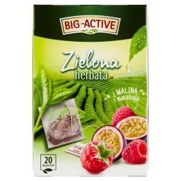 Herbata BIG-ACTIVE MALINA-MARAKUJA zielona 20 kopert/30g Big-Active