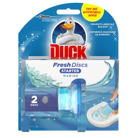 Kostka do WC DUCK FRESH DISCS MARINE - żelowe krążki 39109 Wc Duck Kostka do WC DUCK FRESH DISCS MARINE - żelowe krążki 39109 Wc Duck