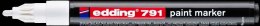 Marker EDDING lakierowy okrągła końcówka 791 biały 1-2mm Edding