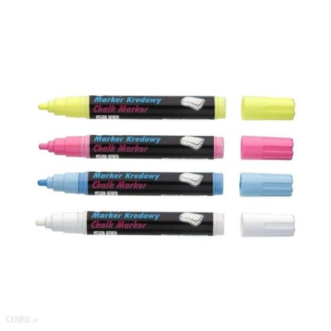 Marker kredowy, końcówka okrągła 4,5mm, 8g tuszu pastelowy różowy TO-292 Toma Toma