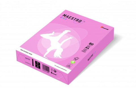 Papier xero MAESTRO COLOR A4 80g PI25 różowy Maestro Papier xero MAESTRO COLOR A4 80g PI25 różowy Maestro