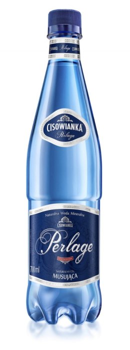 Woda CISOWIANKA 0.7l Perlage gazowana PET zgrzewka 6 szt. Cisowianka