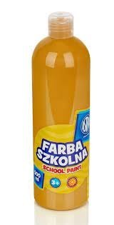 Farba szkolna Astra 500 ml - brązowa jasna, 301109007 Astra