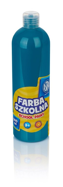 Farba szkolna Astra 500 ml - turkusowa, 301112011 Astra