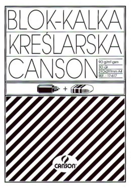 Kalka kreślarska A4 90/95g blok 30ark 17617 CANSON 200005322 Canson