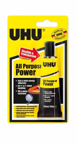 Klej UHU Power Transparent 33ml U37655 Uhu